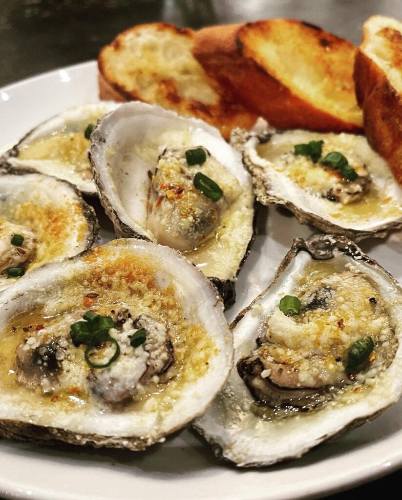 Baked Oyster dish